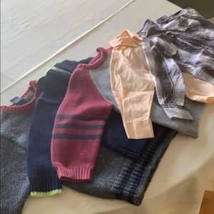 Lot of 5 long sleeve boys tops. Size 4T
